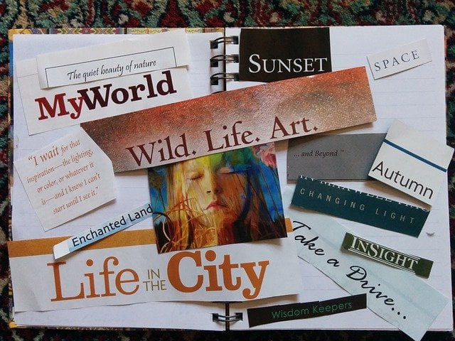 Vision board for students