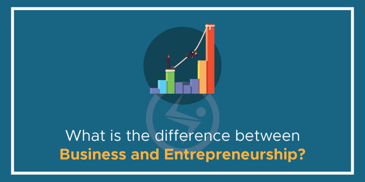 What is the difference between Business and Entrepreneurship?