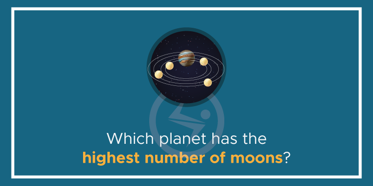 Which planet has the highest number of moons?