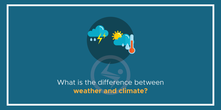What is the difference between weather and climate?